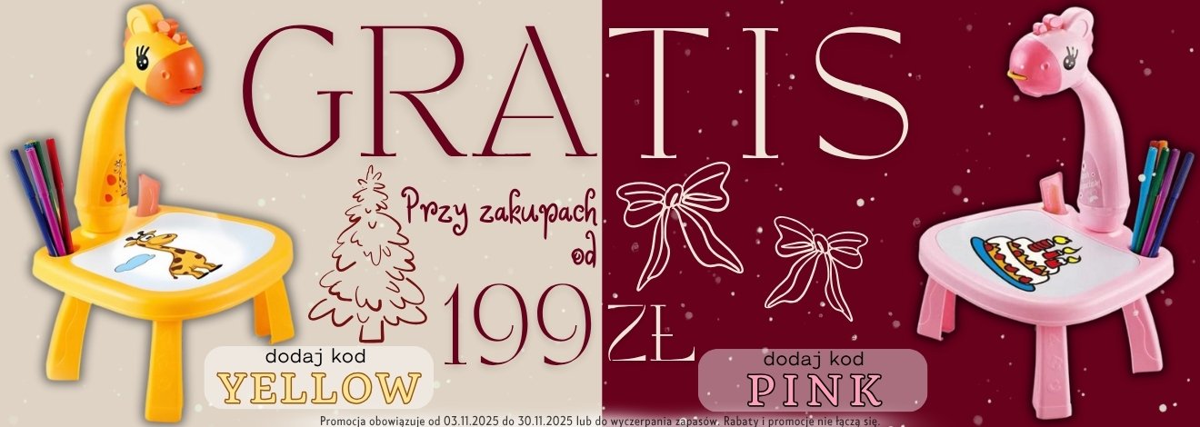 GRATIS WOOPIE PROJEKTOR od 199 zł!